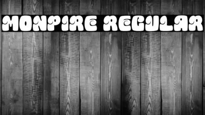 Monpire Regular Font examples