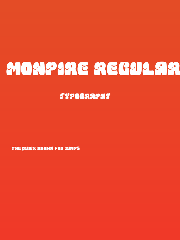 Monpire Regular Poster