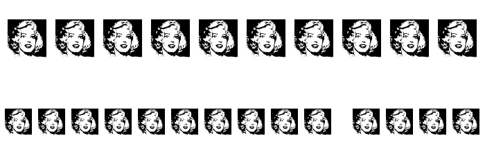 Monroe Dingbats Font OTHER CHARS