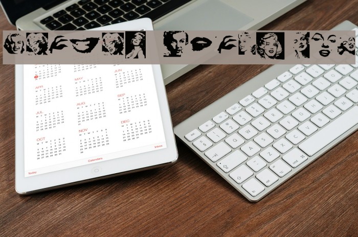 Monroe Dingbats Font examples
