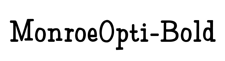 MonroeOpti-Bold  नि: शुल्क फ़ॉन्ट्स डाउनलोड