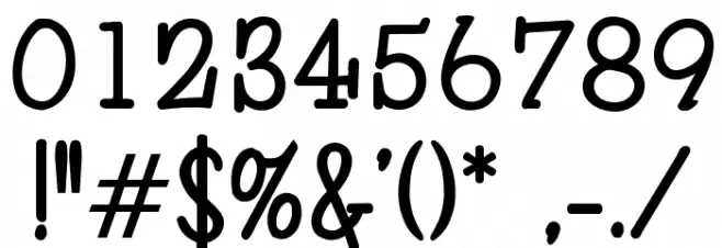 MonroeOpti-Bold Font OTHER CHARS