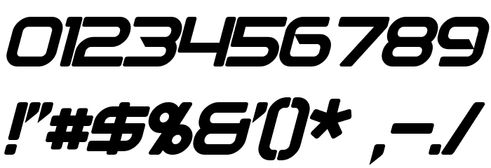 Mons Olympia Bold Italic Font OTHER CHARS