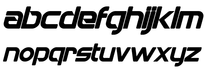 Mons Olympia Bold Italic Font LOWERCASE