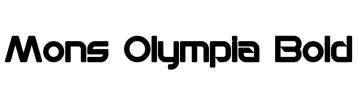 Mons Olympia Bold  لخطوط تنزيل