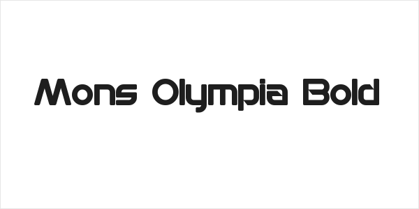 Mons Olympia Bold Logo