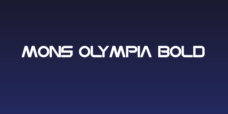 Mons Olympia Bold Social Header