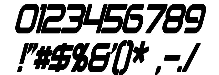 Mons Olympia Condensed Bold Italic Font OTHER CHARS