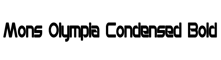 Mons Olympia Condensed Bold  Frei Schriftart Herunterladen