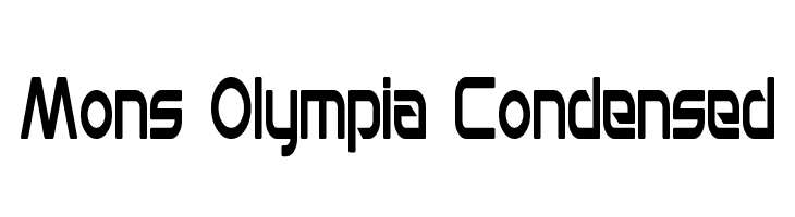 Mons Olympia Condensed  Free Fonts Download