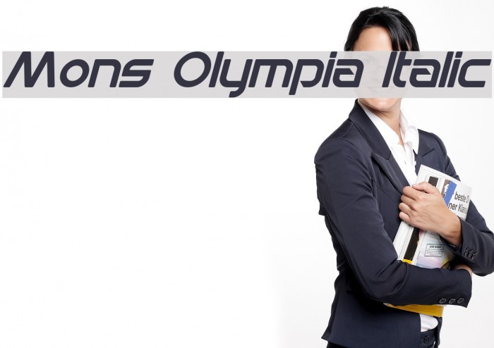 Mons Olympia Italic Example 2