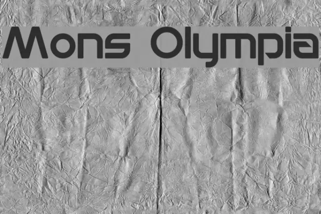 Mons Olympia Font examples