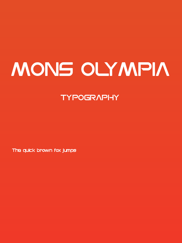 Mons Olympia Poster