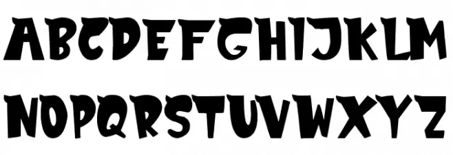 MonsTerio Шрифта ВЕРХНИЙ