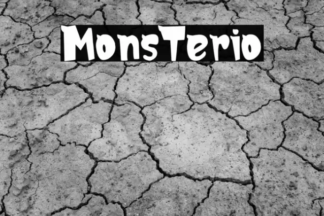 MonsTerio Font examples