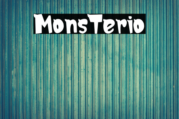 MonsTerio لخطوط تنزيل examples