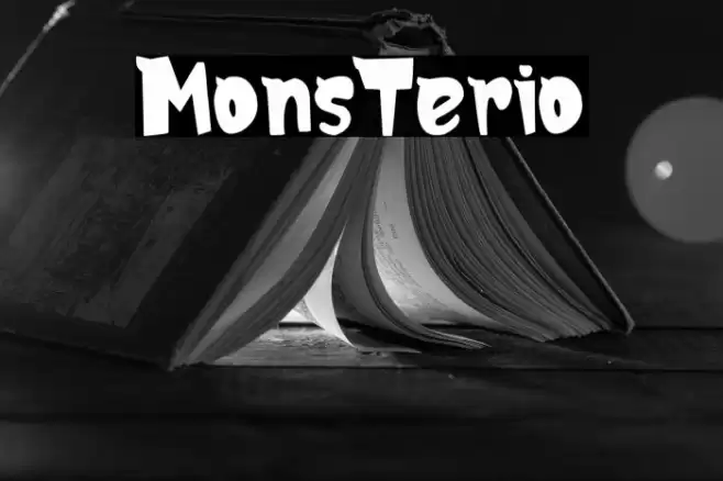 MonsTerio Font examples