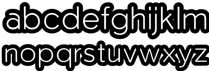 Monserga Schriftart Kleinbuchstaben