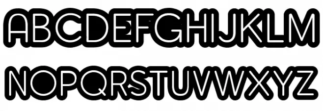 Monserga Font Litere mari