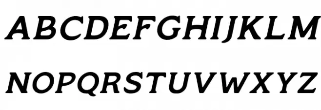 MonsierFree-Italic फ़ॉन्ट लोअरकेस