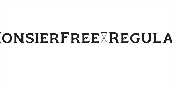 MonsierFree-Regular Logo