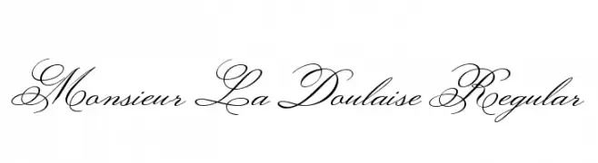 Monsieur La Doulaise Regular  Fuentes Gratis Descargar