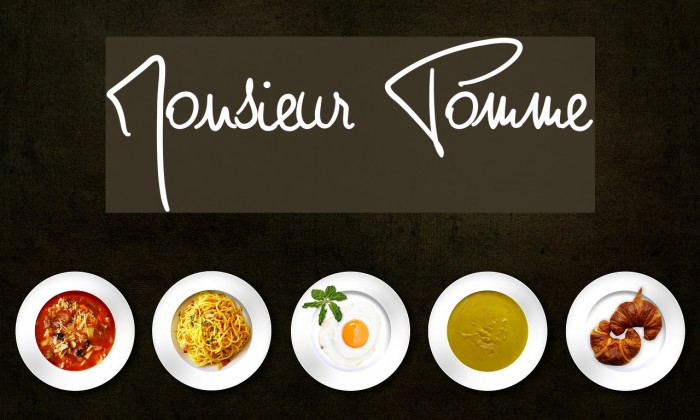 Monsieur Pomme Polices examples