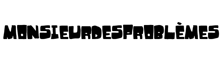 Monsieur des problèmes  font caratteri gratis
