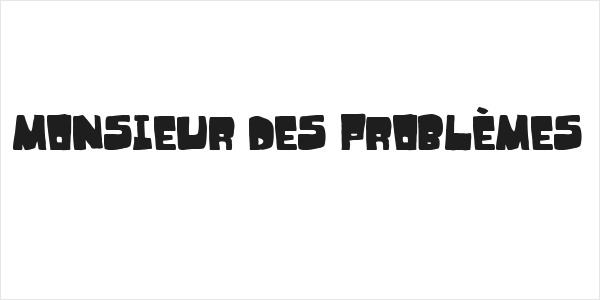 Monsieur des problèmes Logo