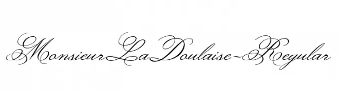 MonsieurLaDoulaise-Regular  Fuentes Gratis Descargar