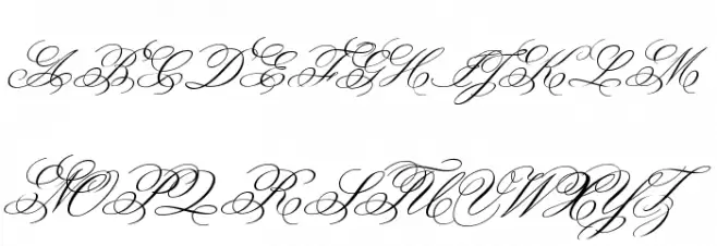 MonsieurLaDoulaise-Regular Font UPPERCASE
