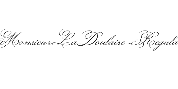 MonsieurLaDoulaise-Regular Logo