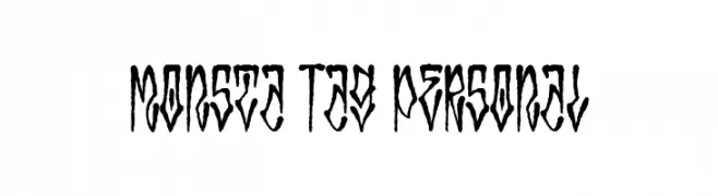 Monsta Tag Personal  لخطوط تنزيل
