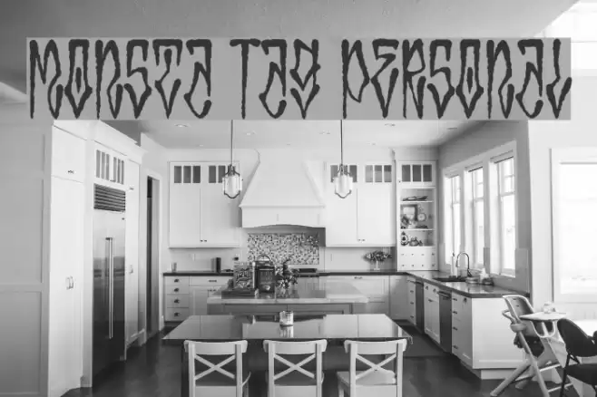 Monsta Tag Personal Font examples