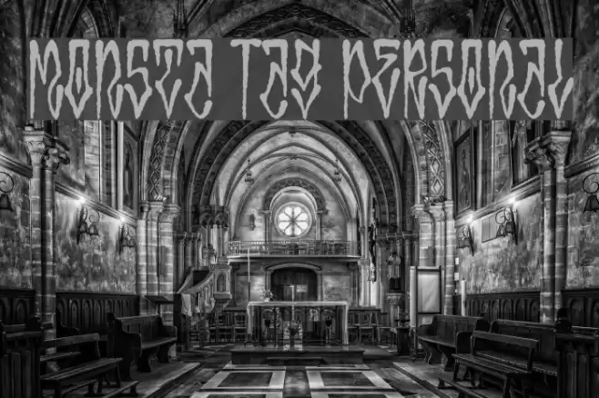 Monsta Tag Personal Font examples