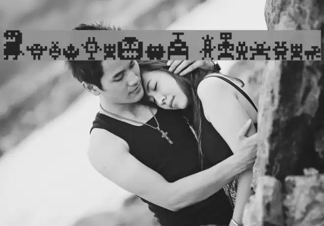 MonstaPix Regular Font examples