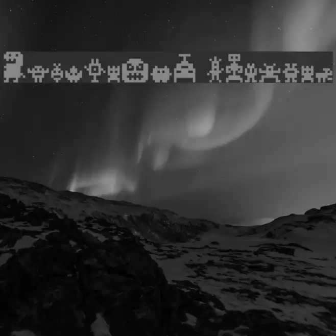 MonstaPix Regular Font examples