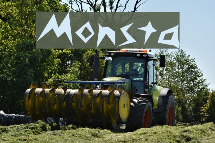 Monsta Font examples