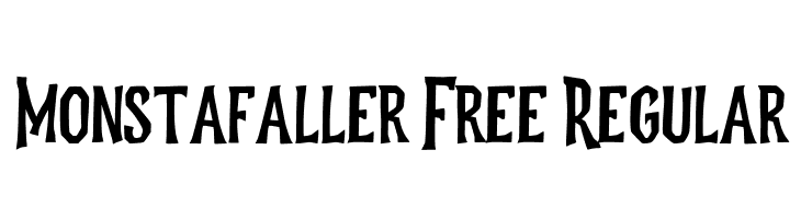 Monstafaller Free Regular  Fuentes Gratis Descargar