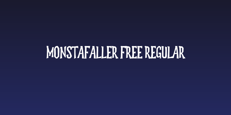 Monstafaller Free Regular Social Header