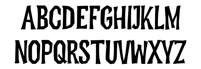 Monstafaller Free Regular Font LOWERCASE