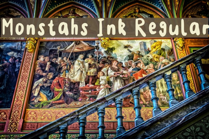 Monstahs Ink Regular Example 3