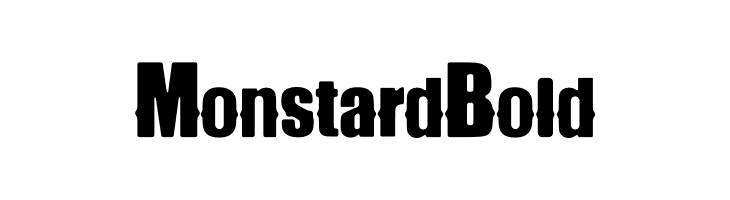 Monstard Bold  免费字体下载