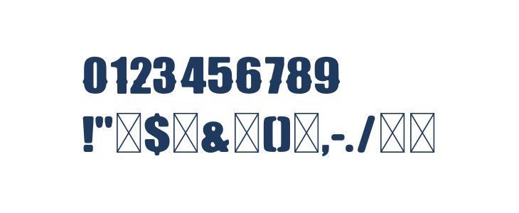 Monstard Bold Other Characters