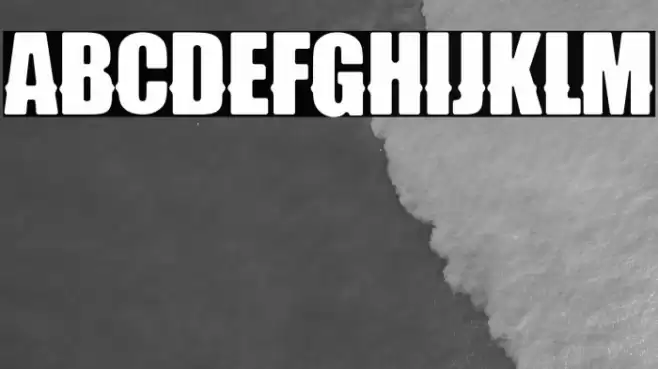 Monstard Bold Font examples