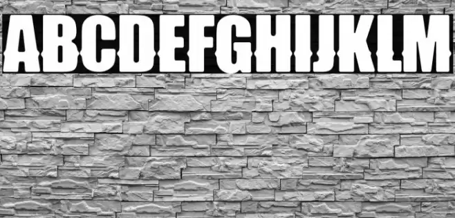 Monstard Bold Font examples