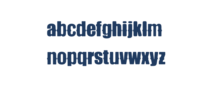 Monstard Bold Lowercase