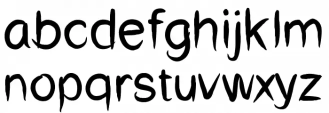 Monstarla Caratteri MINUSCOLO