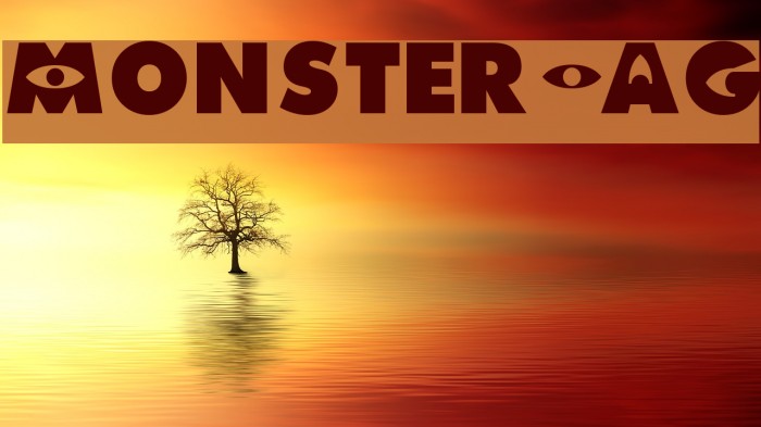 Monster-AG Font examples