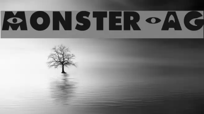 Monster-AG Font examples